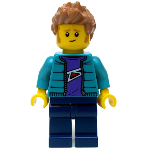 Dark Turquoise Torso (Dark Blue Legs, Medium Nougat Hair)