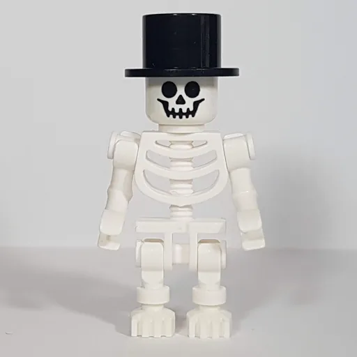 Skeleton (Standard Face, Top Hat, Bent Arms)