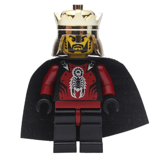 King (Dark Red Armor, Black Cape, Gold Crown)