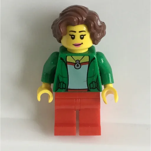 Green Torso (Red Legs, Reddish Brown Hair)