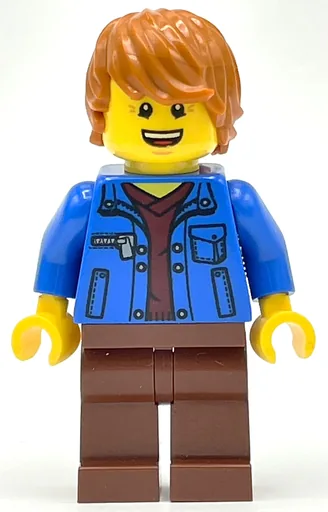 LEGO minifig Blue Torso (fig-009309)