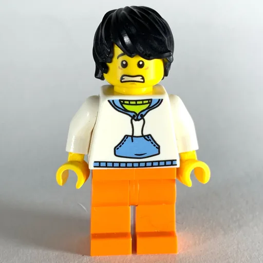 LEGO minifig White Torso (fig-009331)