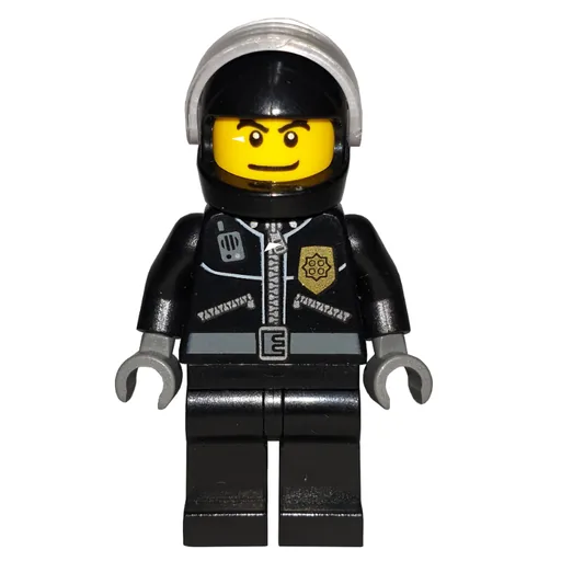 Police (Black Torso, Black Legs, Black Helmet)