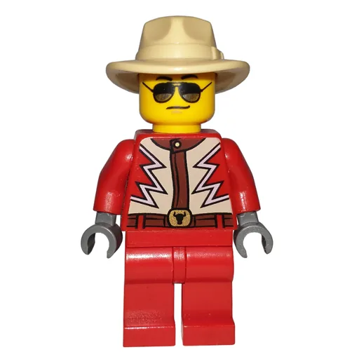 Red Torso (Red Legs, Tan Hat)