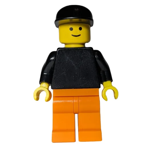 Black Torso (Orange Legs, Black Cap)