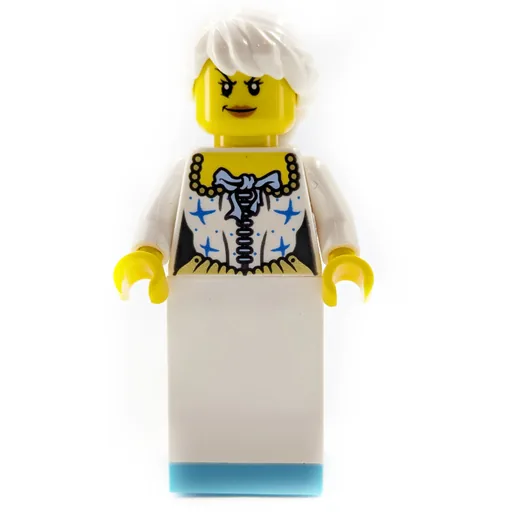 White Torso (White Slope for Dress, White Hair)