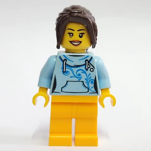 LEGO minifig Bright Light Blue Torso (fig-009497)