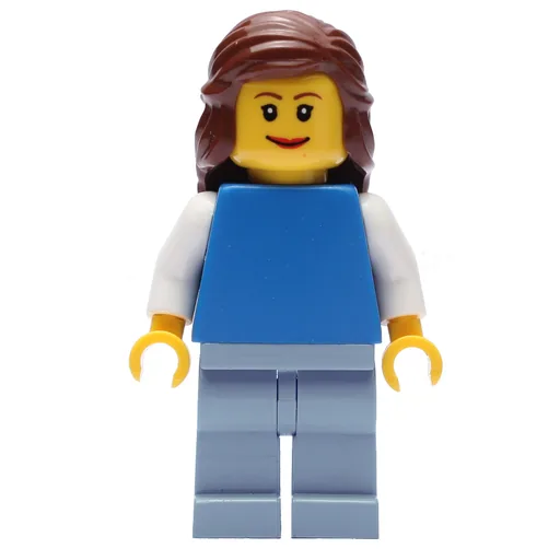 Blue Torso (Sand Blue Legs, Reddish Brown Hair)