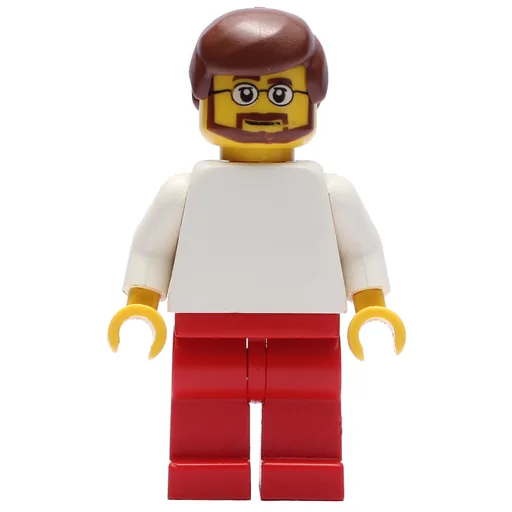 White Torso (Red Legs, Reddish Brown Hair)