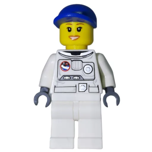 Astronaut (Woman, White, Blue Cap)