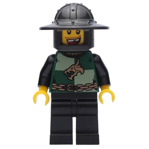 Knight (Dark Green, Wide Brim Helmet)