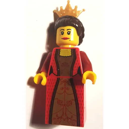 Chess Queen (Red Dress, Gold Crown)