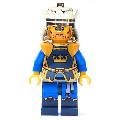 King Brutus (Dark Blue, Gold Armor and Crown)