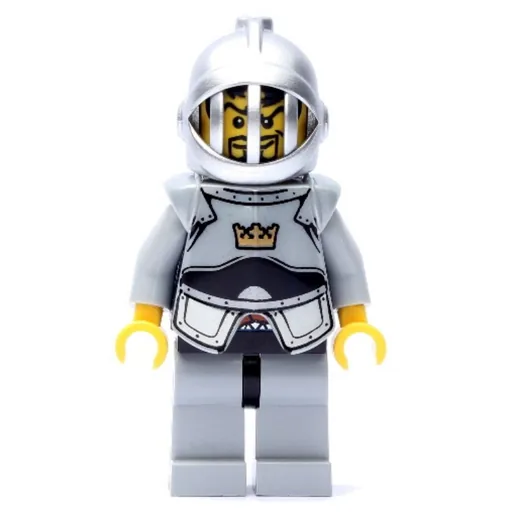 Knight (Dark Blue, Armor, Helmet with Grille)