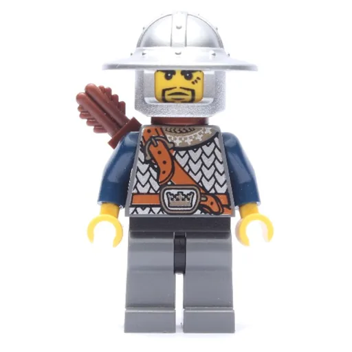 Knight (Archer with Wide Brim Helmet, Quiver, Beard)
