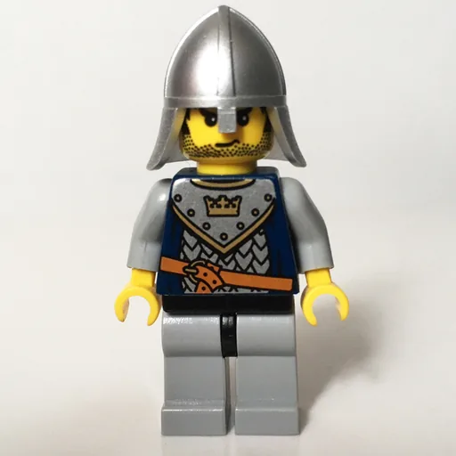 Knight (Dark Blue, Helmet, Stubble)