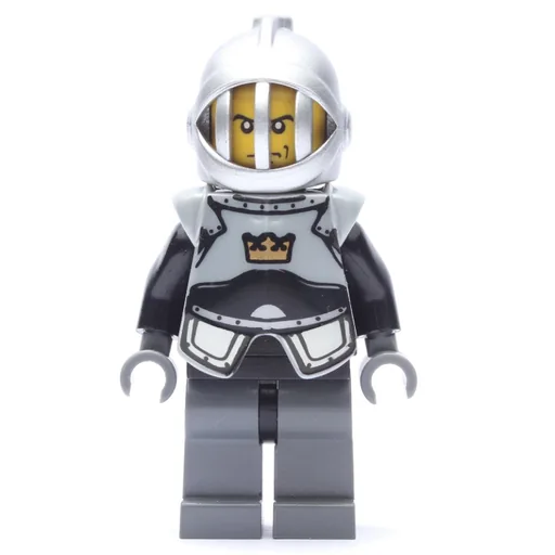 Knight (Black, Armor, Helmet with Grille)
