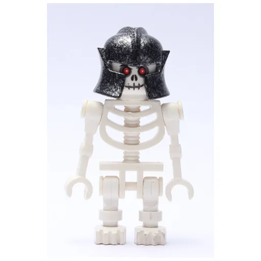 Skeleton (Red Eyes, Speckle Black-Silver Helmet)