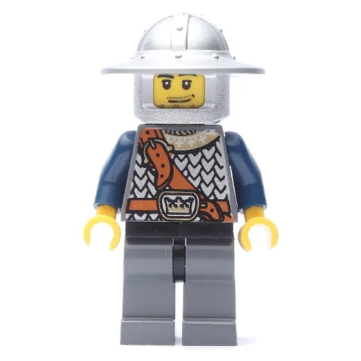 Knight (Dark Blue, Wide Brim Helmet, Stubble)