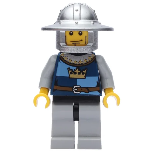 Knight (Dark Blue, Wide Brim Helmet, Cheek Lines)