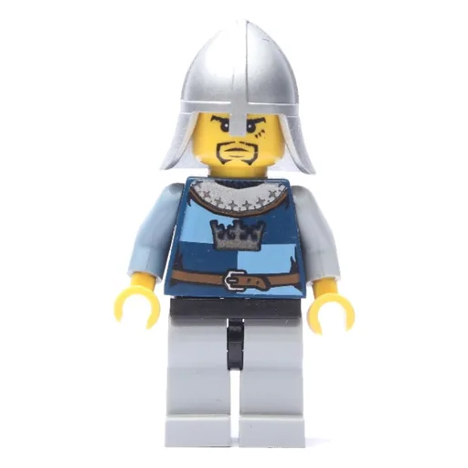 Knight (Dark Blue, Helmet, Goatee Beard)