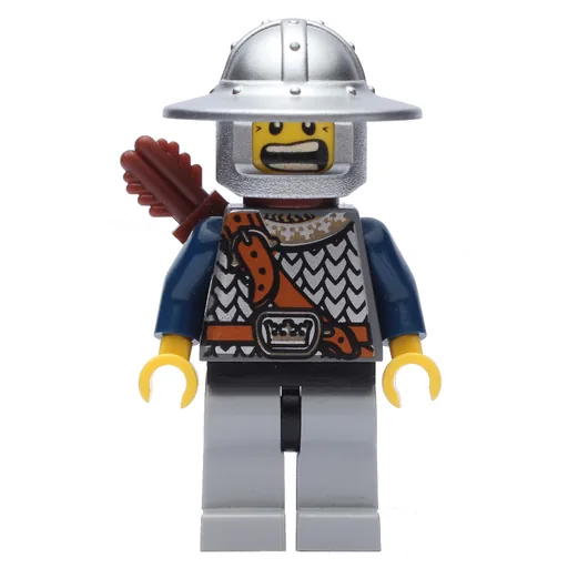 Knight (Archer with Wide Brim Helmet, Quiver, Smile)