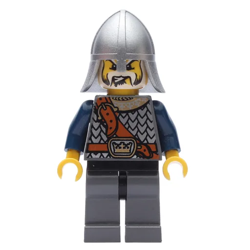 Knight (Dark Blue, Helmet, White Beard)