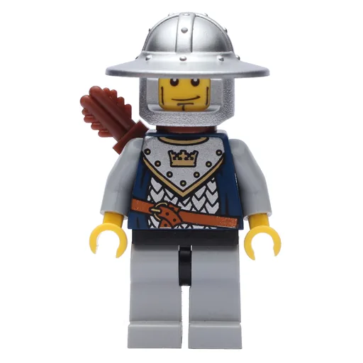 Knight (Archer with Wide Brim Helmet, Quiver, Cheek Lines)