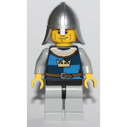 Knight (Dark Blue, Helmet, Cheek Lines)