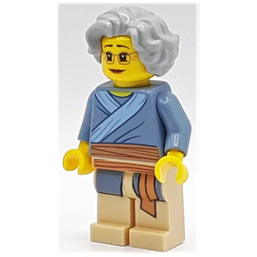 Woman (Sand Blue Tunic, Light Bluish Gray Hair, Glasses)