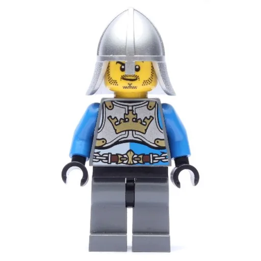 Knight (Blue, Printed Breastplate, Helmet)