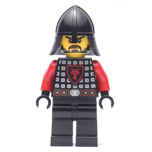 Dragon Knight (Red, Helmet, Beard)