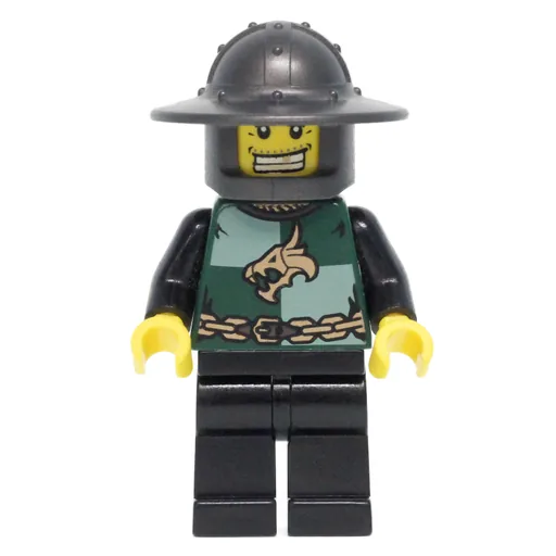 Dragon Knight (Dark Green, Wide Brim Helmet, Gold Tooth)
