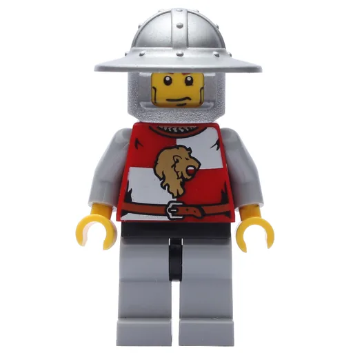 Lion Knight (Wide Brim Helmet, Cheek Lines / Scared)