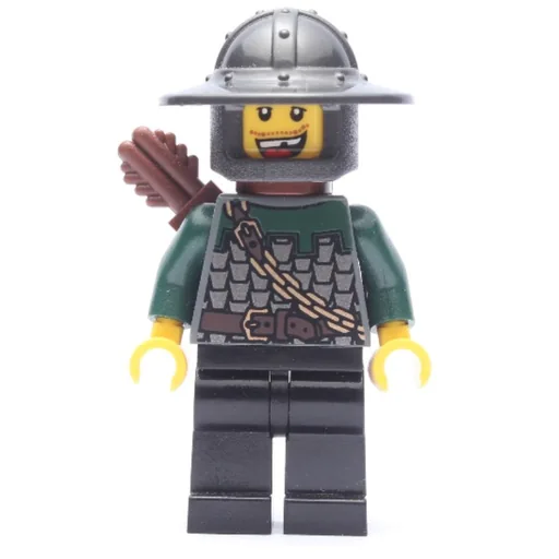 Dragon Knight (Archer, Dark Green, Wide Brim Helmet, Missing Tooth)