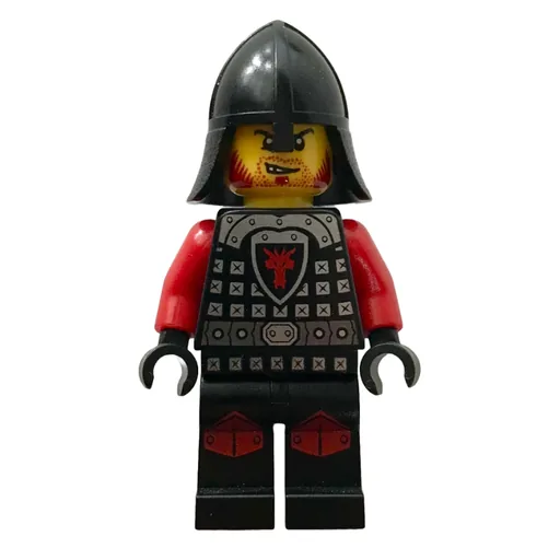Dragon Knight (Red, Helmet, Red Beard)