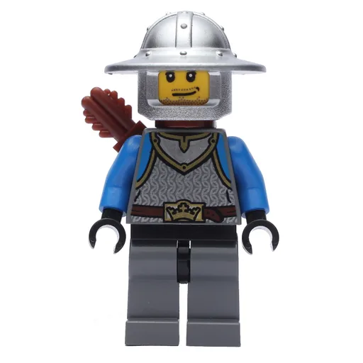 Knight (Archer, Blue, Wide Brim Helmet, Quiver)