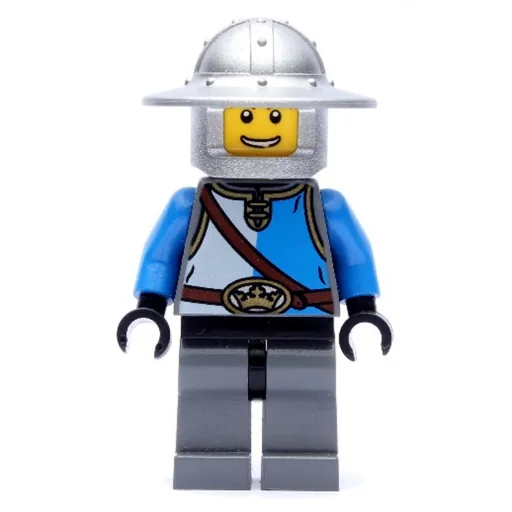 Knight (Blue, Wide Brim Helmet)