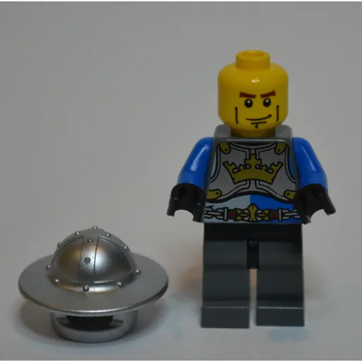 Knight (Blue, Wide Brim Helmet, Cheek Lines)