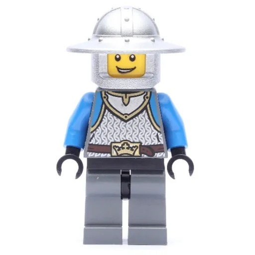Knight (Blue, Wide Brim Helmet)