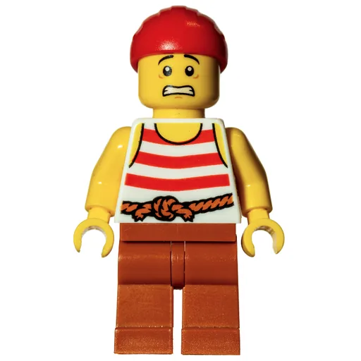 Pirate (Red and White Striped Shirt, Red Bandanna)