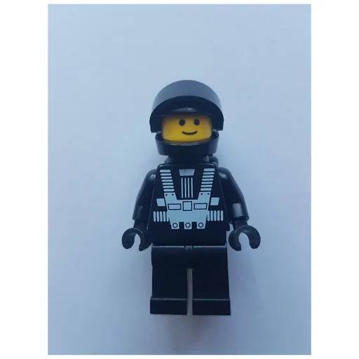 Blacktron I (Black Torso, Black Legs, Black Helmet, Black Tank (3626c Head))