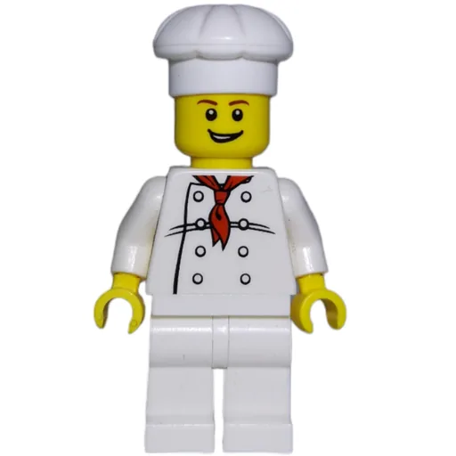 Chef (White Torso, White Legs, White Hat)
