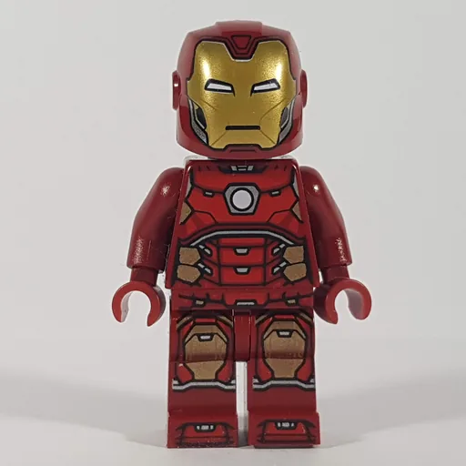 Iron Man Mark 43 Armor (Visor Printed on Helmet, Plain Trans-Clear Head)