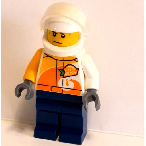 Pilot (White Torso, Dark Blue Legs, White Helmet)