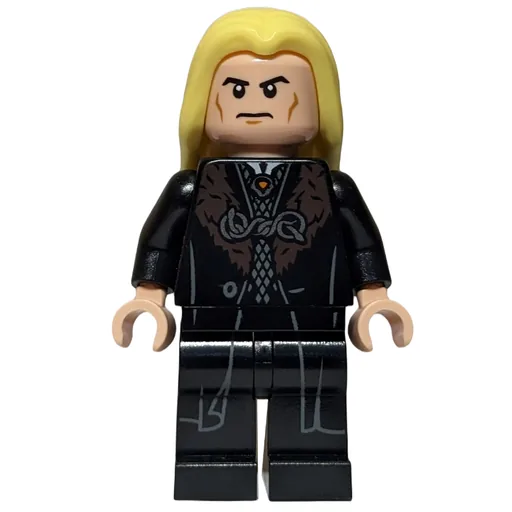 Lucius Malfoy (Black Robes with Dark Red Fur)