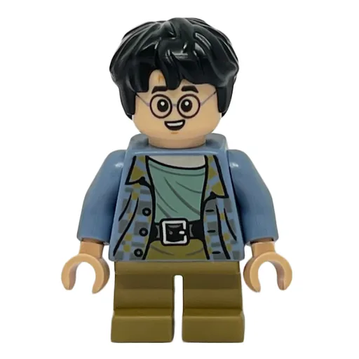 Harry Potter (Sand Blue Shirt, Short Dark Tan Legs, Dirty)