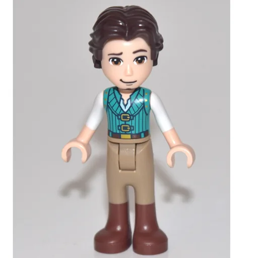 Flynn Rider (Dark Turquoise Vest, Thick Leg Hinge)