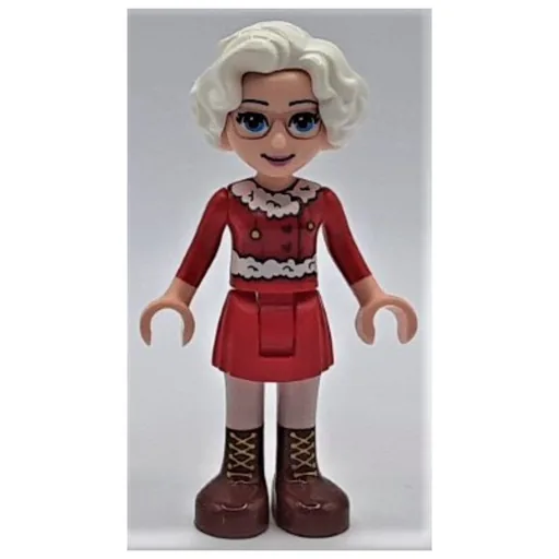 Ms. Claus (Red Skirt, Reddish Brown Boots)