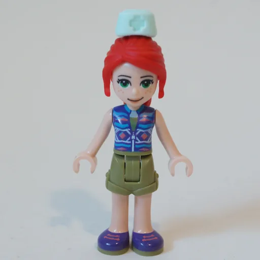 Mia (Dark Purple Top, Olive Green Skirt, Nurse Hat)